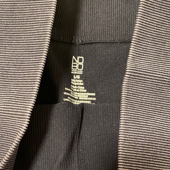 NWOT Gray Ribbed Shorts - Picture 2 of 4